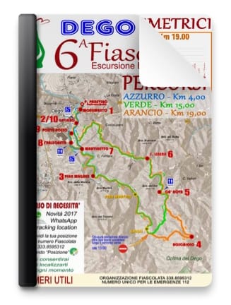6a FIASCOLATA CARTINA 2017